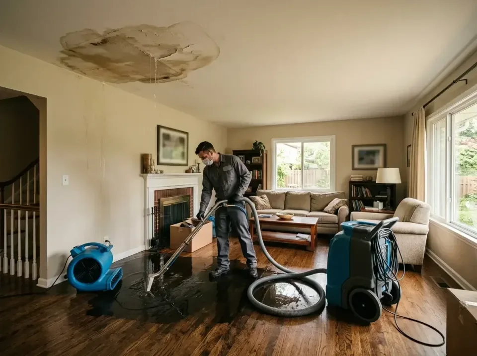 attic-pipe-burst-ceiling-drip-008 — frequently asked questions, Water Damage Restoration & Carpet Care in Warsaw, VA